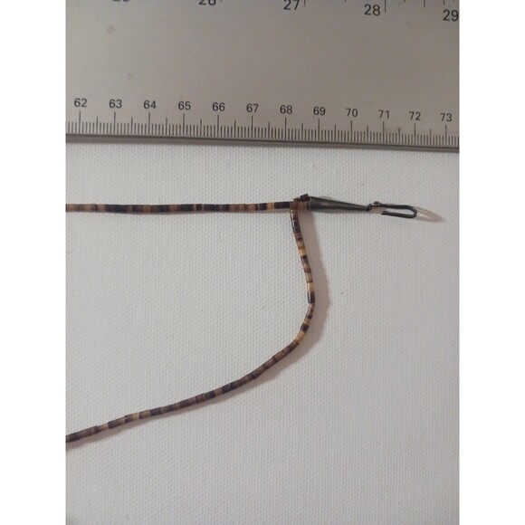 Zuni Fetish Heishi Two Stranded Multi-stone Necklace Black Bear Pendant Vintage - Picture 11 of 16